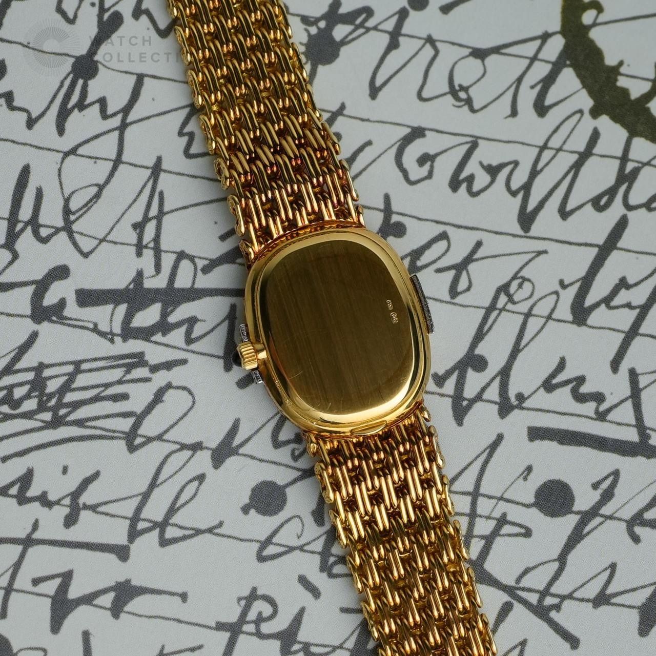 Patek Philippe Ellipse Onyx Dial with Factory Diamonds 4307 25mm