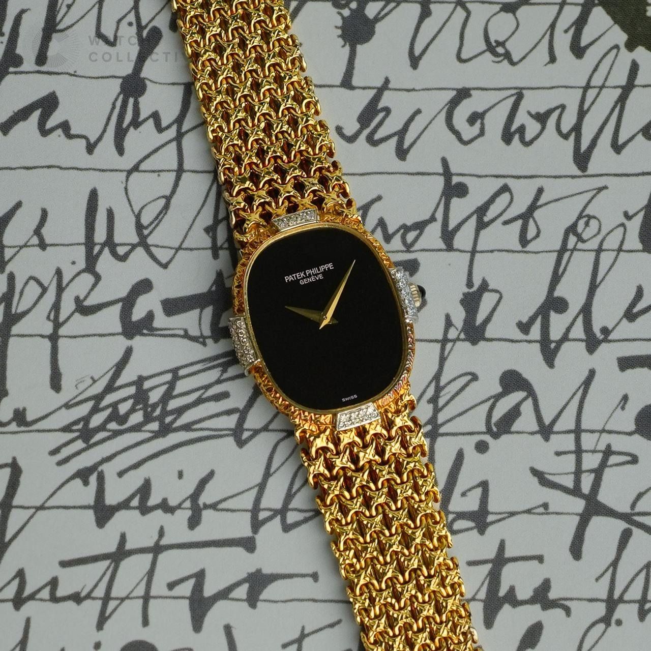 Patek Philippe Ellipse Onyx Dial with Factory Diamonds 4307 25mm