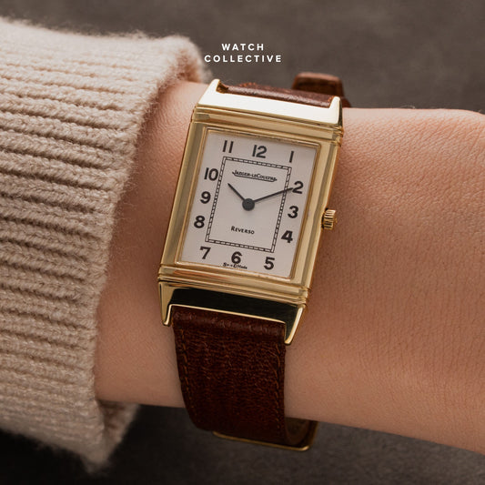 Jaeger-LeCoultre Reverso Ultrathin 18k Yellow gold 23x38mm quartz 140.105