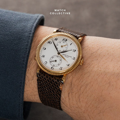 Patek Philippe Calatrava Time Travel 18k Yellow gold 33mm manual 5034J