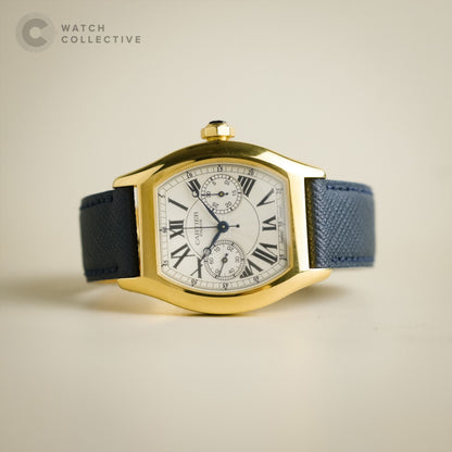 Cartier Tortue LM Monopoussoir 2356 Mono Pusher 34mm Manual Winding