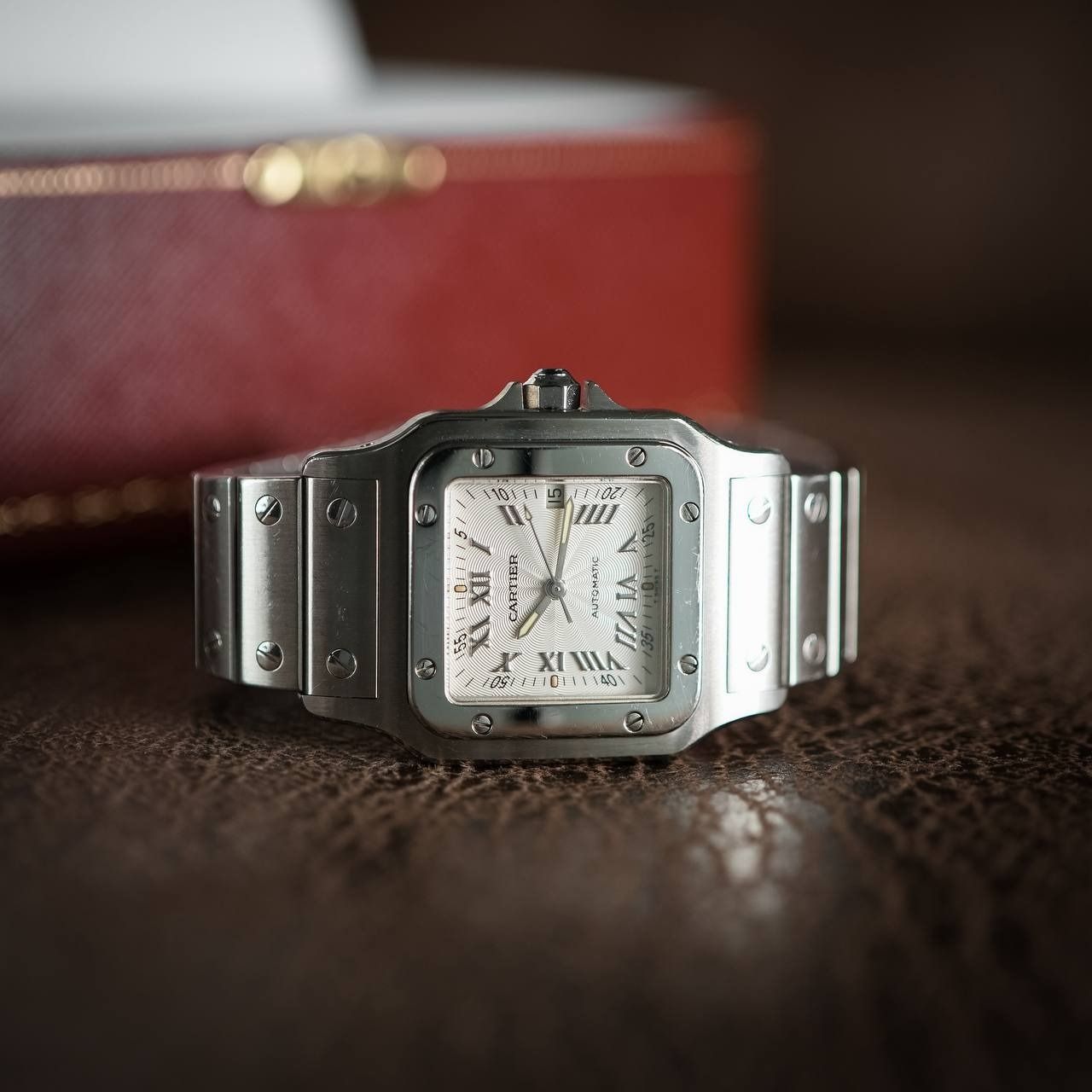 Cartier Santos Medium Size 29mm Automatic anniversary dial 2319
