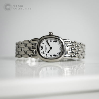 Patek Philippe Golden Ellipse 18k white gold 26x23mm quartz 4830