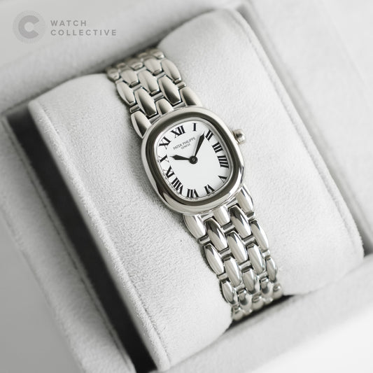 Patek Philippe Golden Ellipse 18k white gold 26x23mm quartz 4830
