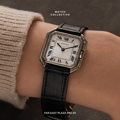 Cartier Ceinture 18k White gold 27mm manual 78099