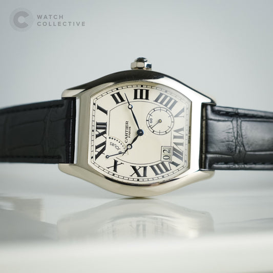 Cartier Tortue XL CPCP White Gold 2761 36mm Manual