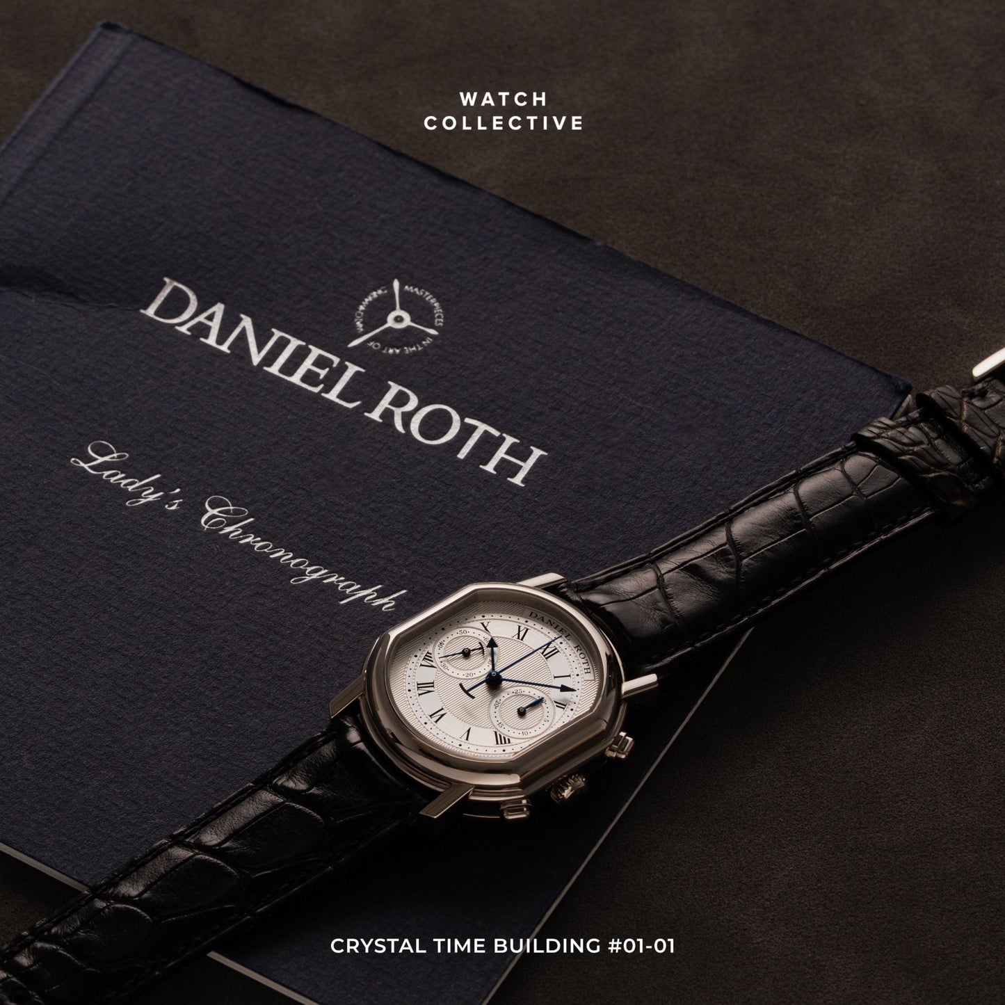 Daniel Roth Chronograph 18k White Gold 31mm Automatic C447