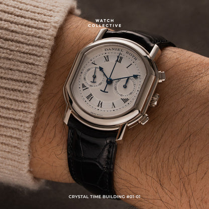 Daniel Roth Chronograph 18k White Gold 31mm Automatic C447