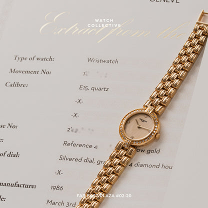 Patek Philippe Cocktail watch 18k Yellow gold bracelet 21.5mm quartz 4728/1