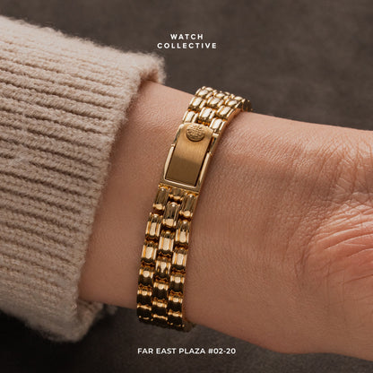 Patek Philippe Cocktail watch 18k Yellow gold bracelet 21.5mm quartz 4728/1
