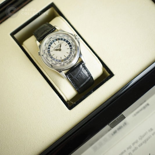 Patek Philippe World Time 18k White gold 37mm automatic 5110G-001