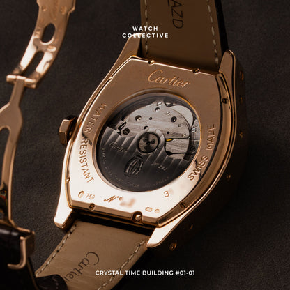 Cartier Tortue XL Skeleton Perpetual Calendar 18k Rose Gold 41mm automatic W1580047