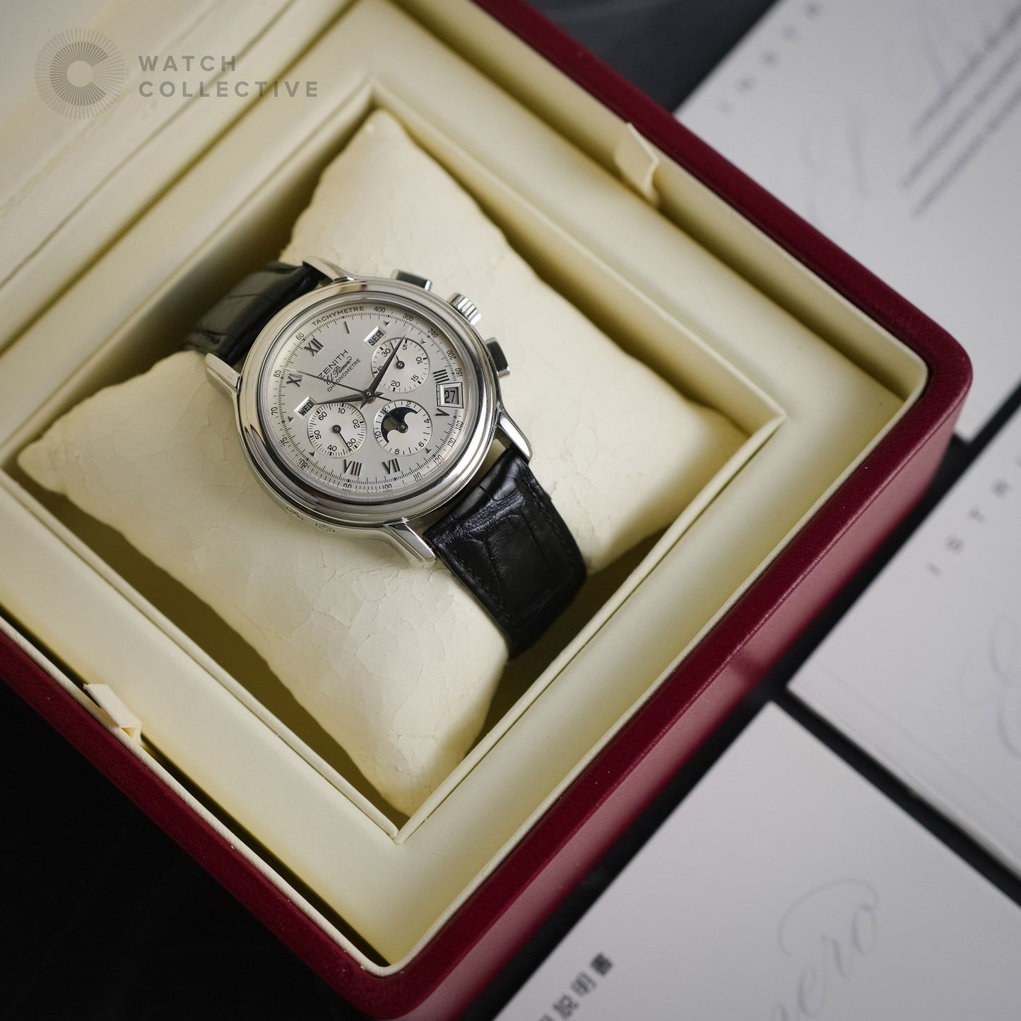 Zenith Chronomaster Moonphase El-Primero Stainless Steel 41mm automatic
